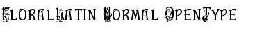 Download FloralLatin Normal Font Title Preview