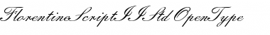 Download Florentine ScriptII Std Regular Font Title Preview