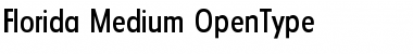 Download Florida-Medium Regular Font Title Preview