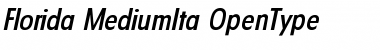 Download Florida-MediumIta Regular Font Title Preview