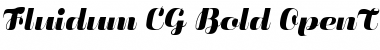 Download Fluidum CG Bold Regular Font Title Preview