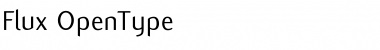 Download Flux Regular Font Title Preview