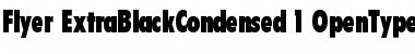 Download Flyer Extra Black Condensed Font Title Preview