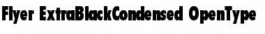 Download Flyer Extra Black Condensed Font Title Preview