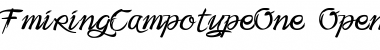 Download Fmiring Campotype One Regular Font Title Preview