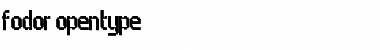Download Fodor Regular Font Title Preview