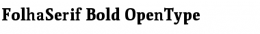 Download FolhaSerif Bold Font Title Preview