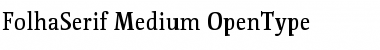 Download FolhaSerif Medium Font Title Preview