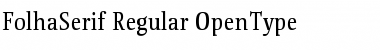 Download FolhaSerif Regular Font Title Preview