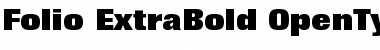 Download Folio Extra Bold Font