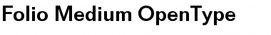 Download Folio Medium Font Title Preview
