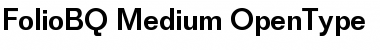 Download Folio BQ Regular Font Title Preview