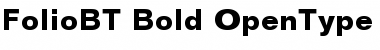 Download Folio Bold Font