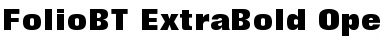 Download Folio Extra Bold Font Title Preview