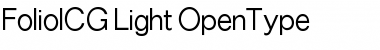 Download FolioICG Light Font Title Preview