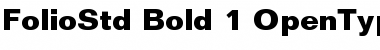 Download Folio Std Bold Font Title Preview