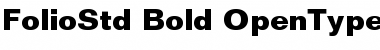 Download Folio Std Bold Font Title Preview