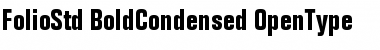 Download Folio Std Bold Condensed Font Title Preview