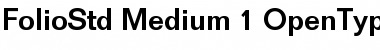 Download Folio Std Medium Font Title Preview