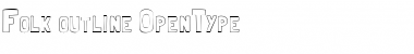 Download Folk outline Font Title Preview