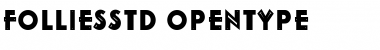 Download Follies Std Regular Font Title Preview