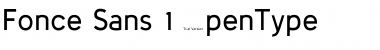 Download Fonce Sans Regular Font Title Preview