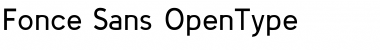 Download Fonce Sans Regular Font Title Preview