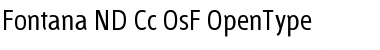 Download Fontana ND Cc OsF Normal Font Title Preview