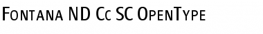 Download Fontana ND Cc SC Normal Font Title Preview