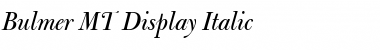 Download Bulmer MT Regular Display Italic Font Title Preview