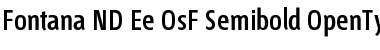 Download Fontana ND Ee OsF Semibold Font Title Preview