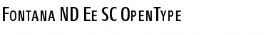 Download Fontana ND Ee SC Normal Font Title Preview