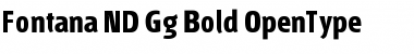 Download Fontana ND Gg Bold Font Title Preview