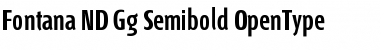 Download Fontana ND Gg Semibold Font Title Preview