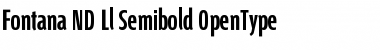 Download Fontana ND Ll Semibold Font Title Preview