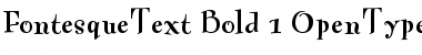 Download FontesqueText Bold Font Title Preview