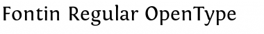 Download Fontin Regular Font Title Preview
