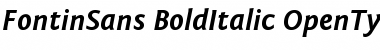 Download Fontin Sans Bold Italic Font Title Preview