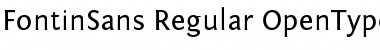 Download Fontin Sans Regular Font Title Preview