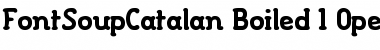 Download FontSoupCatalan Boiled Font Title Preview