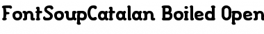 Download FontSoupCatalan Boiled Font Title Preview