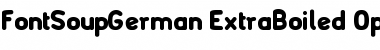 Download FontSoupGerman ExtraBoiled Font Title Preview