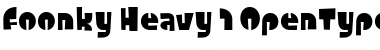 Download Foonky Regular Font Title Preview