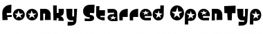 Download Foonky Starred Font Title Preview