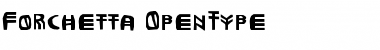 Download Forchetta Regular Font Title Preview