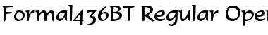 Download Formal 436 Regular Font Title Preview