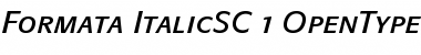 Download Formata Italic Small Caps & Oldstyle Figures Font Title Preview