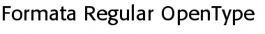 Download Formata Regular Font Title Preview