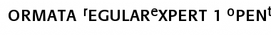 Download Formata Regular Expert Font Title Preview