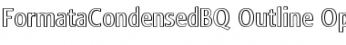 Download Formata Condensed BQ Regular Font Title Preview